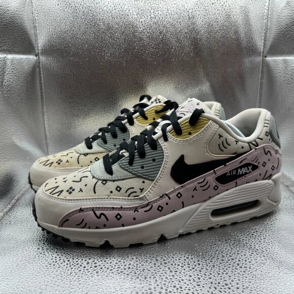 Size 10.5 Nike Air Max 90 Premium‎ Barely Rose Doodle Men\'s Shoes 700155-603 main image 5